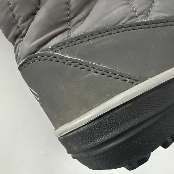 Columbia Waterproof Omni-Grip Tall Black Faux Fur Lace Up Winter Snow Boots 8.5 - Picture 7 of 9